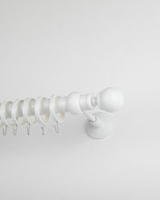 Görseli Galeri görüntüleyiciye yükleyin, Aura 25 mm Alüminyum Perde Rustiği Seti (Siyah/Beyaz/Mat Krom)