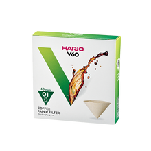 Görseli Galeri görüntüleyiciye yükleyin, Hario V60 01 naturel filtre kağıdı, 40 adetlik paket