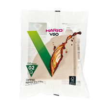 Görseli Galeri görüntüleyiciye yükleyin, Hario V60 02 naturel filtre kağıdı, 100 adetlik paket
