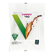 Görseli Galeri görüntüleyiciye yükleyin, Hario V60 03 beyaz filtre kağıdı, 100 adetlik paket