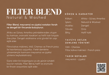 Görseli Galeri görüntüleyiciye yükleyin, FILTER Ventana Barista kahve bilgi kartı arka yüz