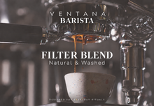 Görseli Galeri görüntüleyiciye yükleyin, FILTER Ventana Barista kahve bilgi kartı ön yüz