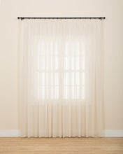 Görseli Galeri görüntüleyiciye yükleyin, Natura Pamuklu/Koton Karışımlı Doğal Görünümlü Tül Perde