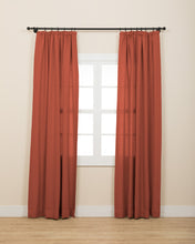 Görseli Galeri görüntüleyiciye yükleyin, Selita Hasır Dokulu Keten Görünümlü Fon Perde