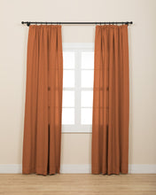 Görseli Galeri görüntüleyiciye yükleyin, Selita Hasır Dokulu Keten Görünümlü Fon Perde