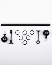 Görseli Galeri görüntüleyiciye yükleyin, Miramor 30 mm Alüminyum Perde Rustiği Seti (Siyah/Antik Pirinç/Vizon)
