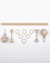 Görseli Galeri görüntüleyiciye yükleyin, Asos 30 mm Alüminyum Vizon Perde Rustiği Seti