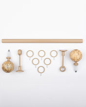 Görseli Galeri görüntüleyiciye yükleyin, Patara 30 mm Alüminyum Vizon Perde Rustiği Seti