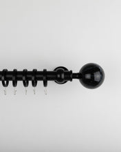 Görseli Galeri görüntüleyiciye yükleyin, Miramor 30 mm Siyah Perde Rustiği Seti
