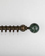 Görseli Galeri görüntüleyiciye yükleyin, Miramor 30 mm Alüminyum Perde Rustiği Seti (Siyah/Antik Pirinç/Vizon)