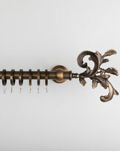 Görseli Galeri görüntüleyiciye yükleyin, Lauana 30 mm Antik Pirinç Perde Rustiği Seti