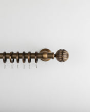 Görseli Galeri görüntüleyiciye yükleyin, Aniani 30mm Antik Pirinç Perde Çubuğu Seti