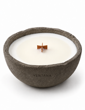 Görseli Galeri görüntüleyiciye yükleyin, Ventana Home Seramik Stone Bowl Mum — 200 ml
