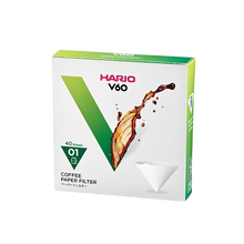 Görseli Galeri görüntüleyiciye yükleyin, Hario V60 01 beyaz filtre kağıdı, 40 adetlik paket
