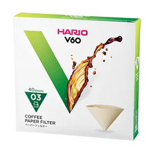 Görseli Galeri görüntüleyiciye yükleyin, Hario V60 03 naturel filtre kağıdı, 40 adetlik paket
